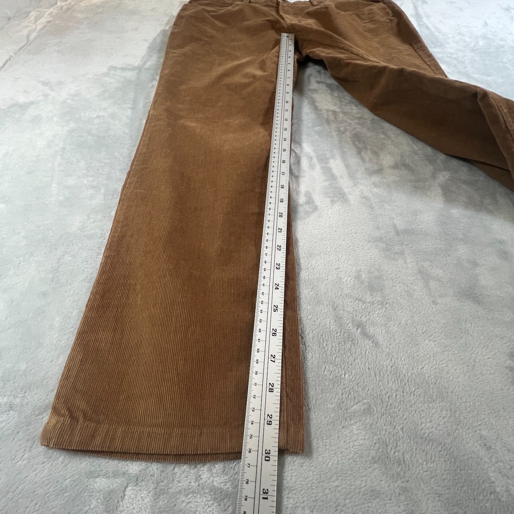 Brooks Brothers Brown Corduroy Pants Mens 40x30 Straight Classic Cotton Stretch - Picture 5 of 14